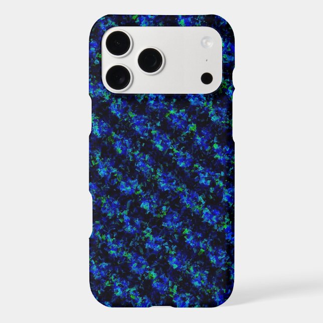 Blue Green Broken Glass Pattern (Back)