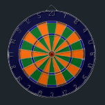 Blue, Green, Brown and Orange Metal Cage Dartboard<br><div class="desc">Blue, Green, Brown, and Orange Metal Cage Dartboard will give hours of fun to your man cave. Though this can be for anyone in the family to use. Colours of red, brown, blue, gold, and more are in an array of majestic colours.</div>