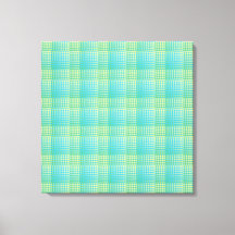 Blue Green Checker Abstract Pattern