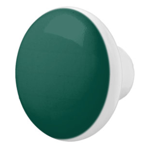 Blue-green (colour wheel) Deep Sea Green  Ceramic Knob