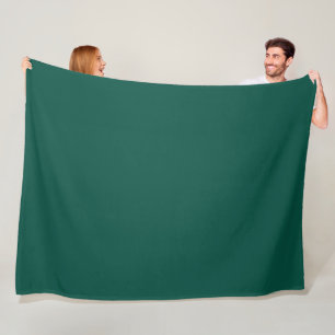Blue-green (colour wheel) Deep Sea Green  Fleece Blanket
