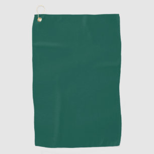 Blue-green (colour wheel) Deep Sea Green Golf Towel
