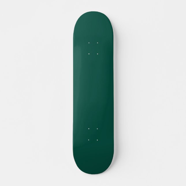 Blue-green (colour wheel) Deep Sea Green  Skateboard (Front)