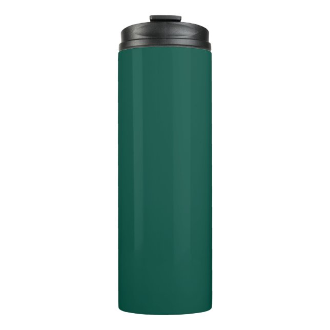 Blue-green (colour wheel) Deep Sea Green  Thermal Tumbler (Front)