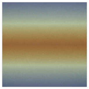 Blue, Green & Gold Desert Ombre Fabric