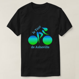 Blue Green Gradient Bicycle T-Shirt