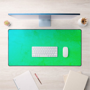 Blue-Green Gradient Desk Mat - Gaming & Office
