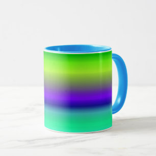 Blue Green Gradient Mug