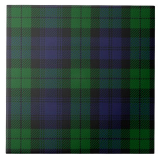 Blue Green Highland Sunderland Tartan Check Tile