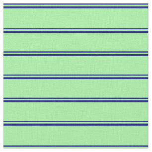 Blue & Green Lines Fabric