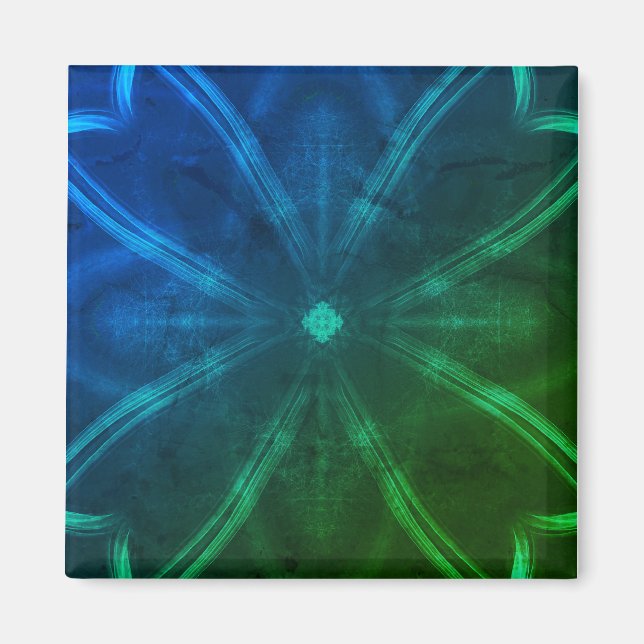 blue-green magnet (Front)