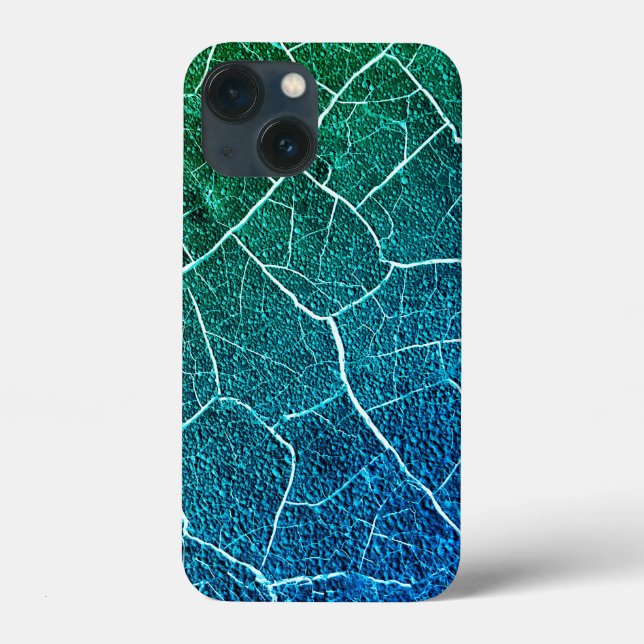 Blue/Green Nature Abstract Pattern Case-Mate iPhone Case (Back)