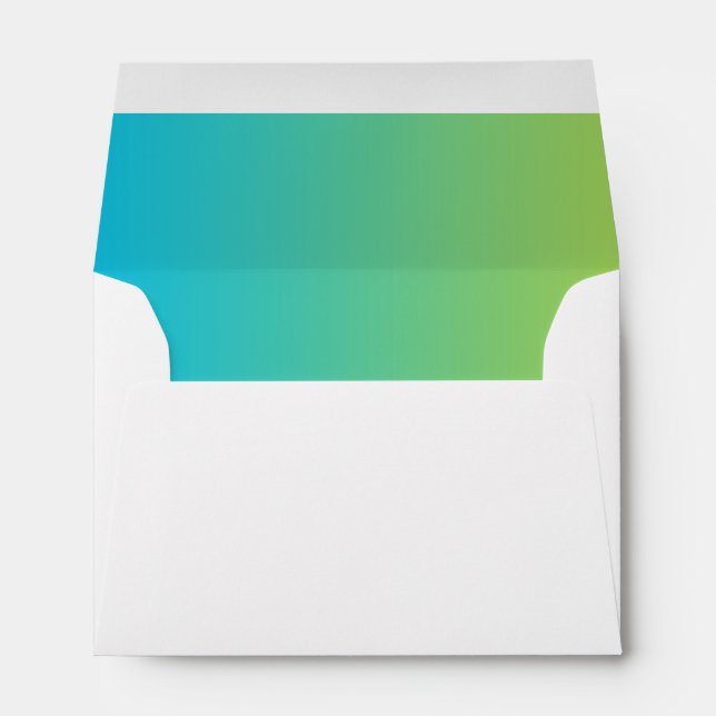 Blue & Green Ombre Envelopes (Back (Bottom))