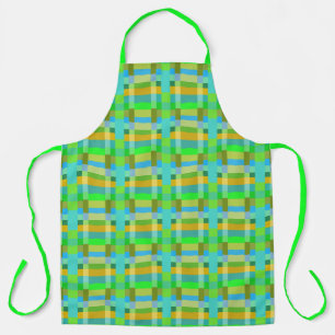 Blue Green Orange Purple Creamy Pattern Abstract  Apron
