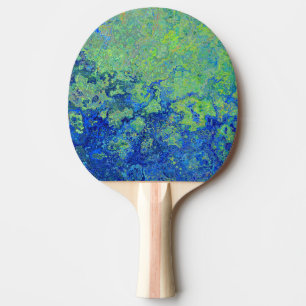 Blue Green Ping Pong Paddle