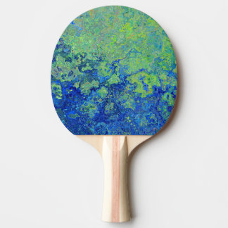 Blue Green Ping Pong Paddle