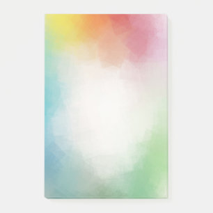 Blue Green Purple Pink Red Orange Yellow Blank Post-it Notes