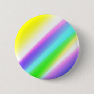 Blue green rainbow abstract texture pattern art t 6 cm round badge