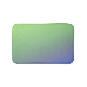 Blue green rainbow abstract texture pattern art t bath mat