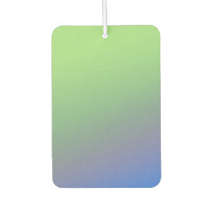 Blue green rainbow abstract texture pattern art t car air freshener