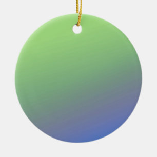 Blue green rainbow abstract texture pattern art t ceramic tree decoration