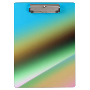 Blue green rainbow abstract texture pattern art t clipboard