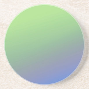 Blue green rainbow abstract texture pattern art t coaster