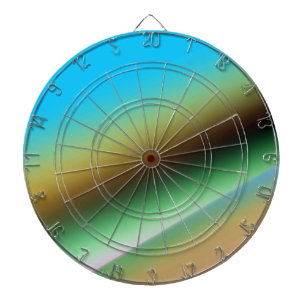 Blue green rainbow abstract texture pattern art t dartboard