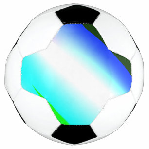Blue green rainbow abstract texture pattern art t football