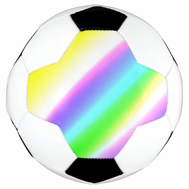 Blue green rainbow abstract texture pattern art  t football (Front)