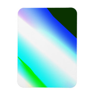 Blue green rainbow abstract texture pattern art t magnet