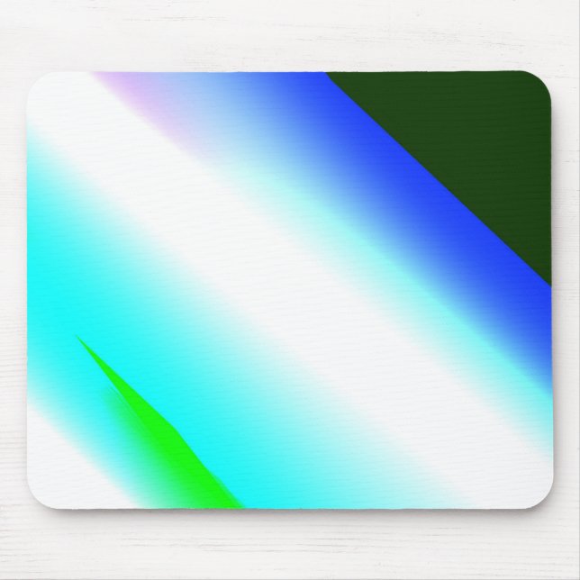 Blue green rainbow abstract texture pattern art  t mouse mat (Front)