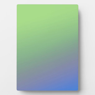Blue green rainbow abstract texture pattern art t plaque