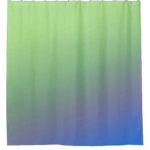 Blue green rainbow abstract texture pattern art t shower curtain