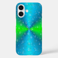 Blue Green Rainbow in Elephant Skin Leather Optik