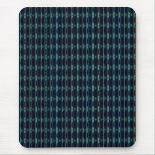Blue Green Rainbow Stars , Artdeco Pattern Mouse Mat