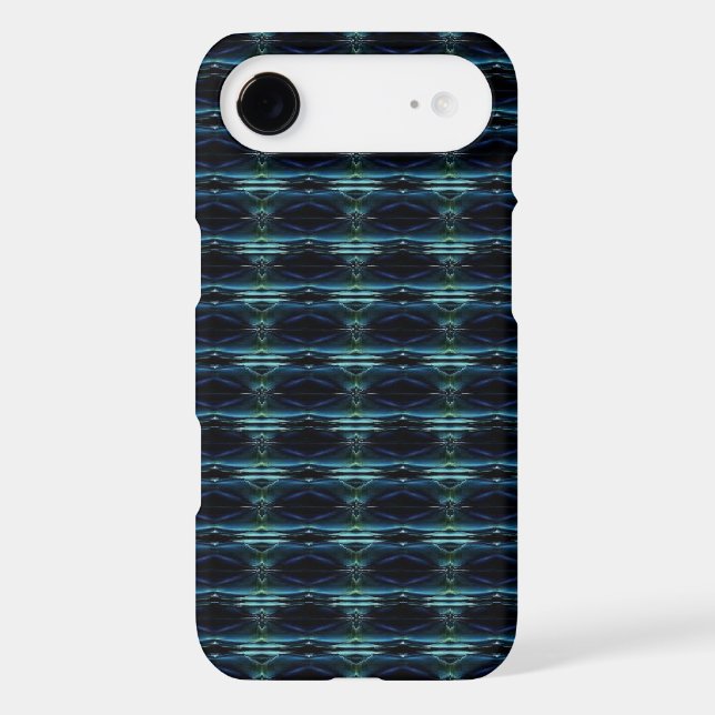 Blue Green Rainbow Stars Pattern (Back)