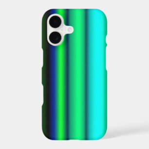 Blue Green Rainbow Stripes