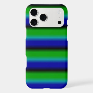 Blue Green Rainbow Stripes
