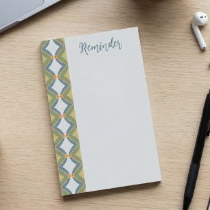 Blue Green Retro Post-it Notes