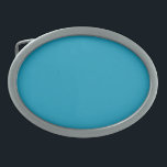 Blue-green (solid colour)  belt buckle<br><div class="desc">Blue-green (solid colour)</div>