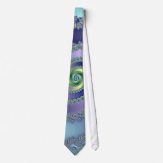 Blue/Green Spiral (Tie) Tie