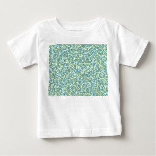 Blue Green Spirals Baby T-Shirt