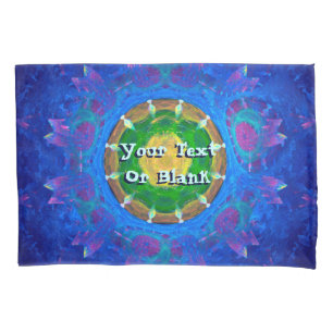Blue-Green Tie Dye Pillowcase