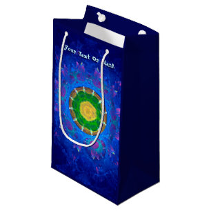 Blue-Green Tie Dye Small Gift Bag
