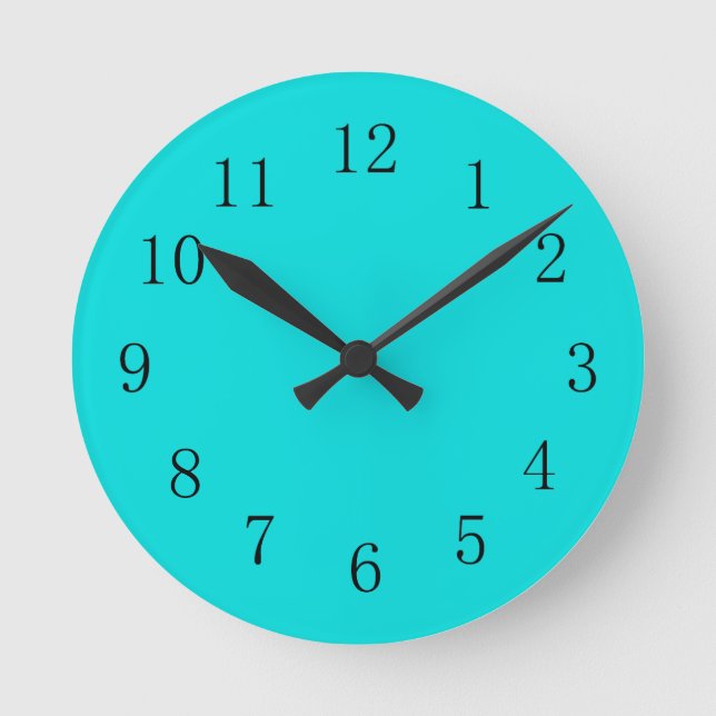 Blue Green Wall Clock (Front)