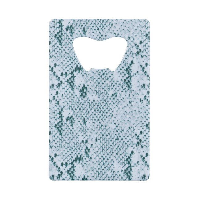 Blue Green White Snake Skin (Front)