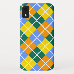 Blue Green Yellow Orange iPhone XR Case