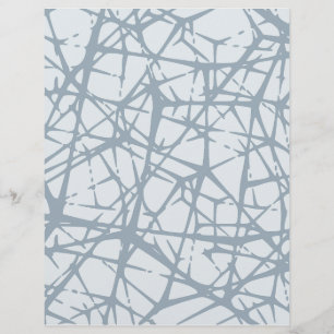 Blue Grey Abstract: