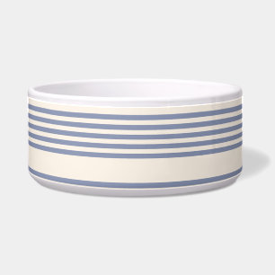 Blue-grey and beige five stripe pattern